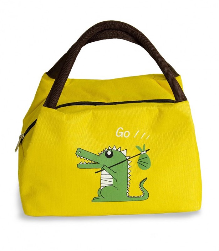 Sac goûter isotherme L22xH16xP16 Crocodile jaune R.0AP-202JAXXX