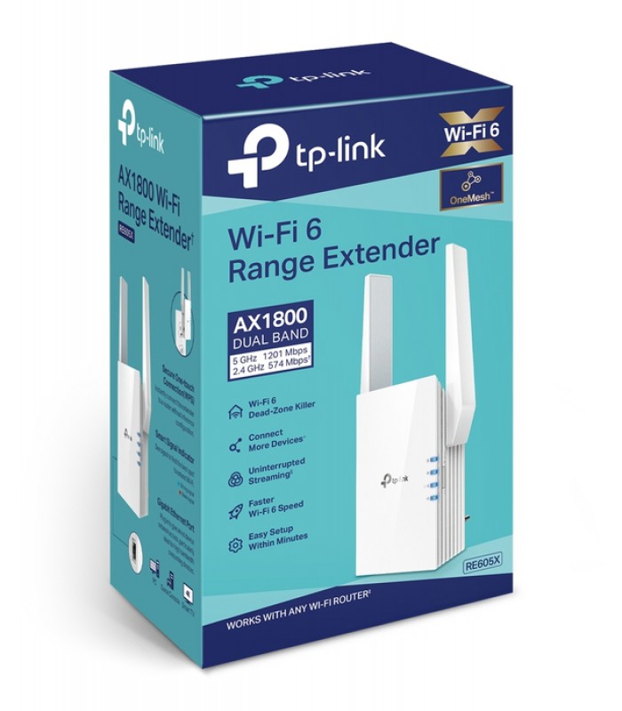 Répéteur Wifi TP Link RE605X 1,76Gbits-RJ45