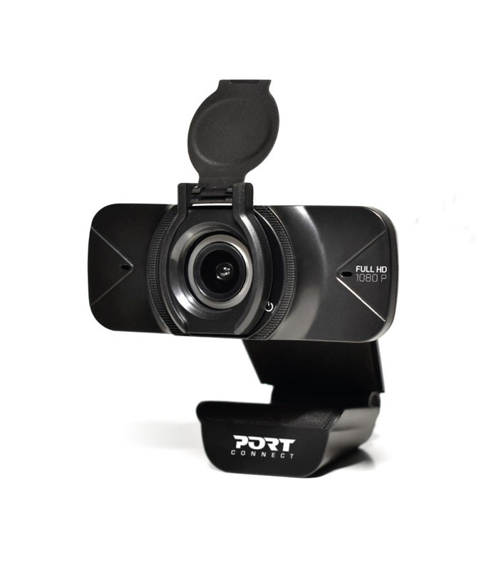 Webcam Full HD 1080P PORT DESIGNS USB-A & USB-C
