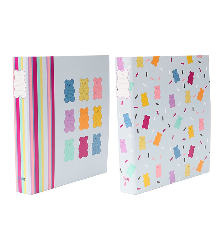Classeur A4 4 anneaux dos 30 b'log sweet candy R.122619