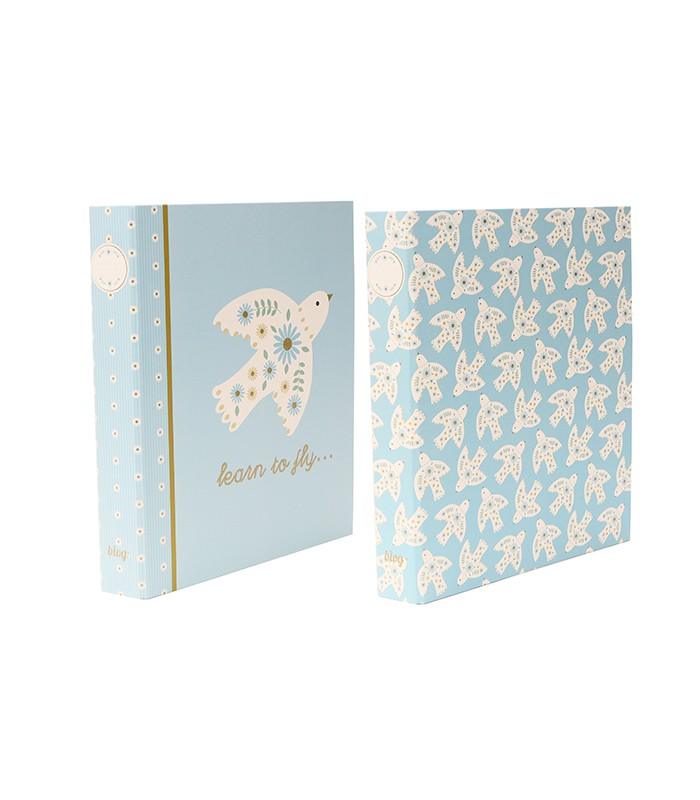 Classeur A4 4 anneaux b'log birds R.123135