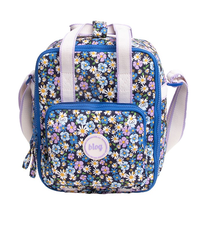 Sac goûter rectangulaire b'log flowers R.124064