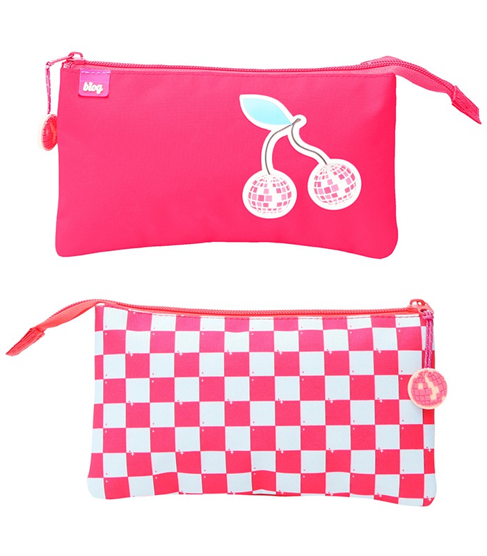 Fourre-tout plumier triple b'log cherry disco R.123739