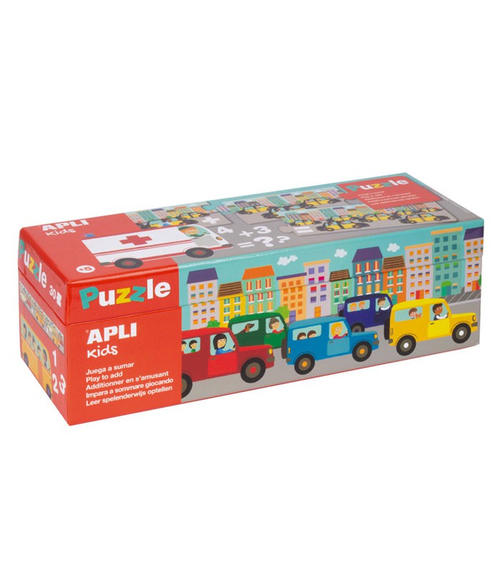 Puzzle addition les transports R.17196