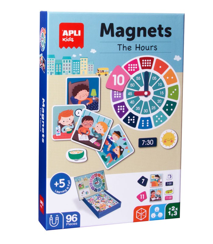 Magnets apprendre l'heure R.18573