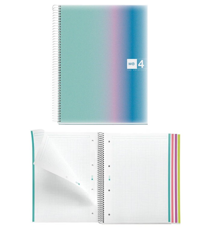 Cahier A4 notebook 5x5 120 pages PP aurora santorini R.MR4082XXX