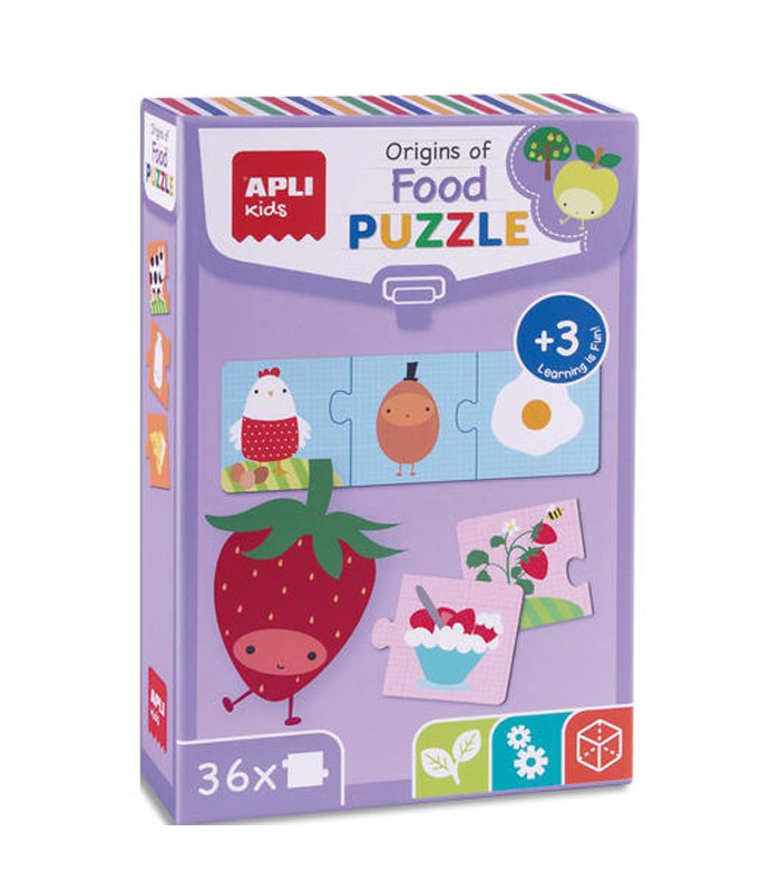 Puzzle l'origine des aliments R.14406