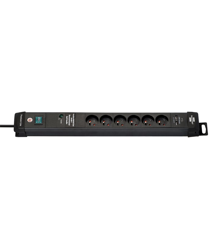 Multiprise 6 prises avec 2 USB et parasurtenseur 3m R.1951161502