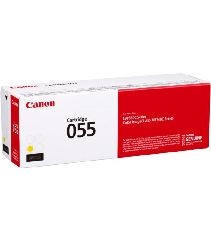 Toner Canon 055 jaune (2.100 pages) p/MF742/744 serie