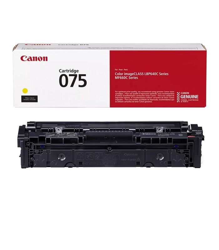 Toner Canon 075 jaune (1.400 pages) p/MF660 série