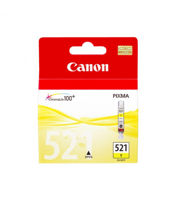 Cartouche Canon CLI-521 jaune p/IP3600/4600/4700/MP550 (477 p)  XXX