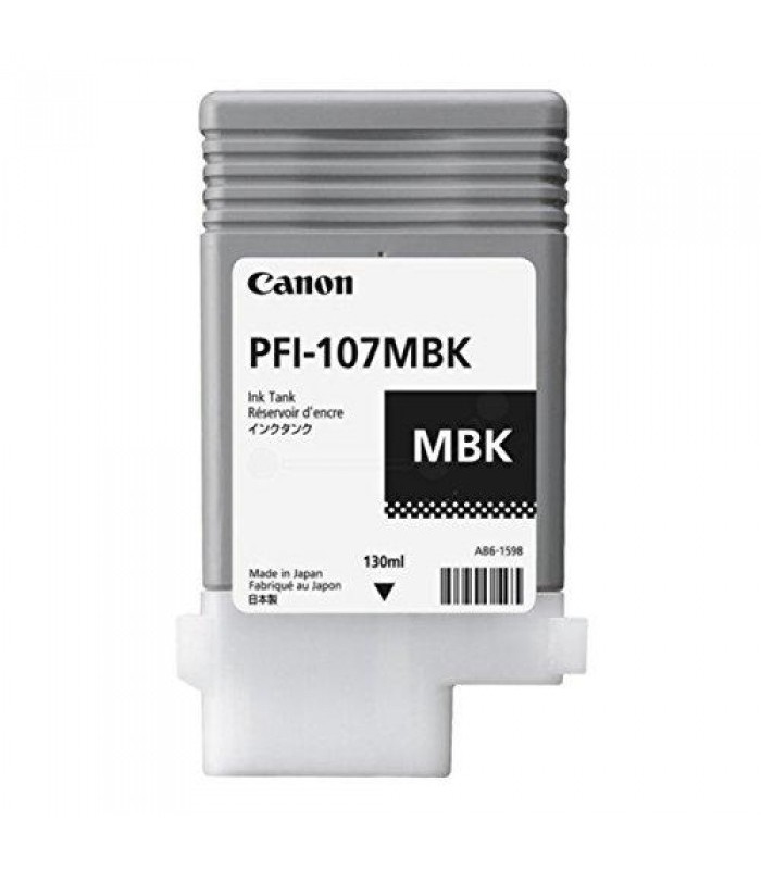 Cartouche encre PFI107 - 130ml - MNoir      IPF770/780&785