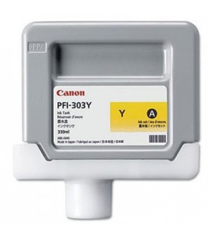 Cartouche encre PFI303 - 330ml - Jaune   IPF815&825