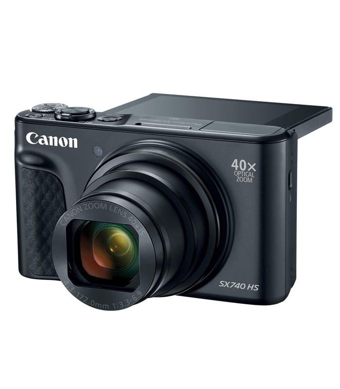 Appareil photo Canon PowerShot SX740HS version lite noir wifi 