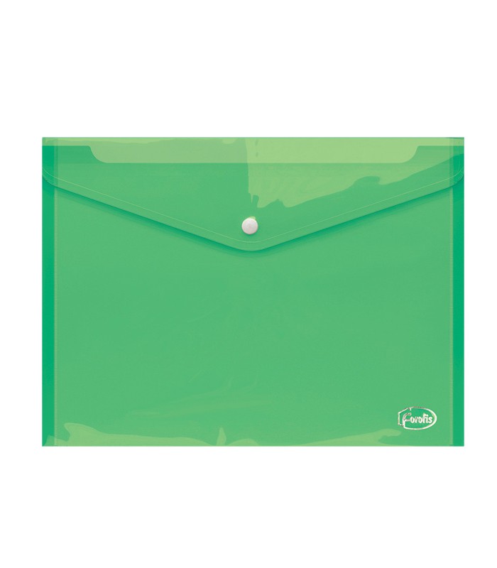 Pochette enveloppe A4 transparent vert 0.16mm  R.91170