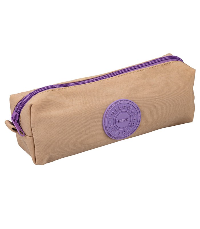 Fourre-tout 220x70x60 mm beige/violet  R.86873