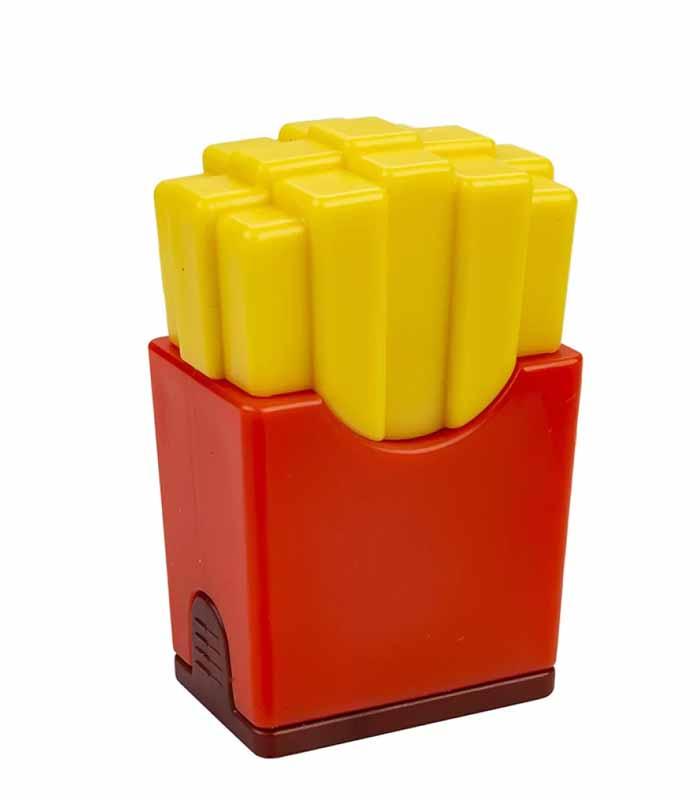 Gomme + taille -crayon avec réservoir Frites R.81025