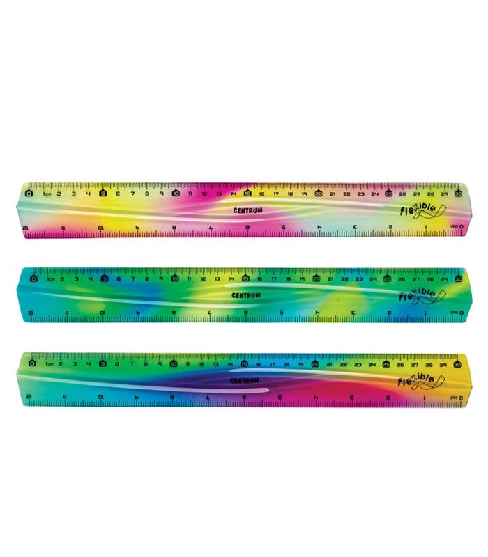 Règle 30cm flexible couleur en dégradé R.81224