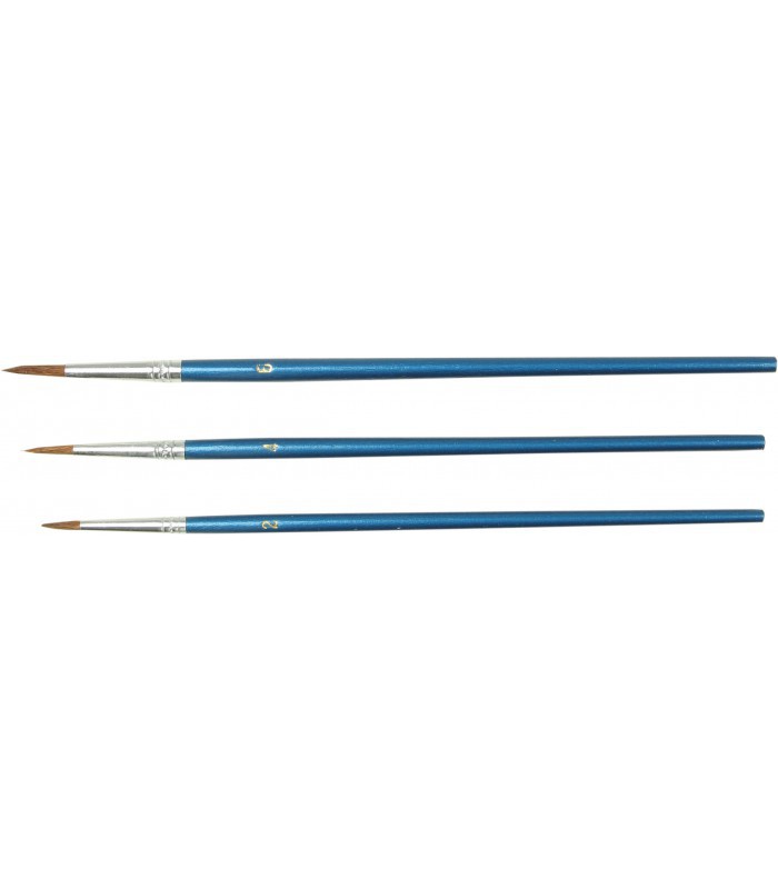 Pinceau rond N°2-4-6 paquet de 3 R.80657