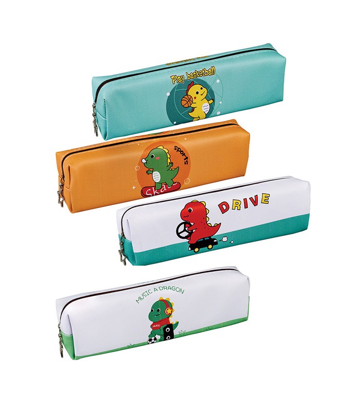 Fourre-tout 20x6x4.5cm dinosaures R.81042