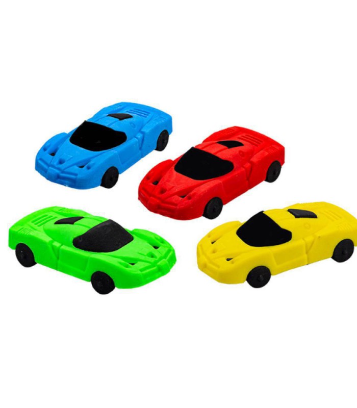 Gomme plastique fantaisie voitures R.81038