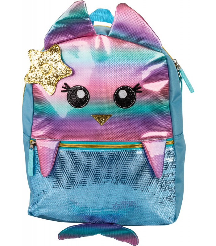 Sac à dos moyen modèle sirène bleu métallisé R.89563