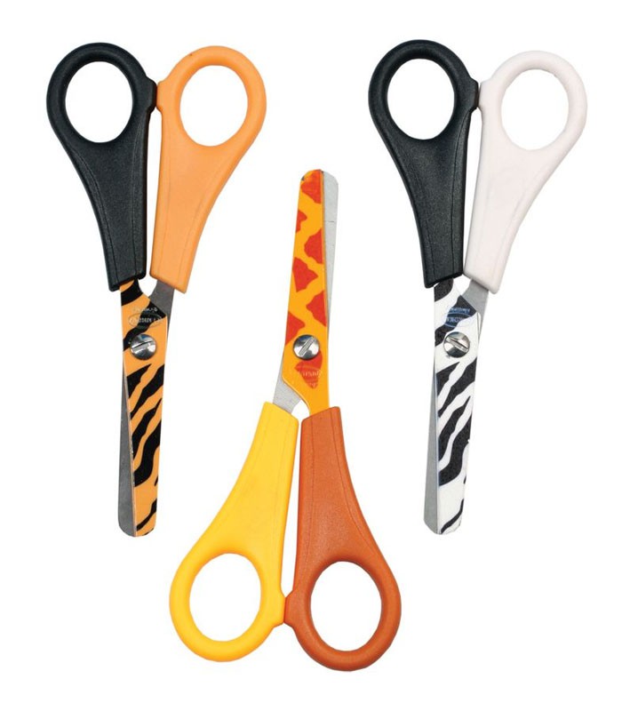 Ciseaux 130mm motifs animaux R.82430
