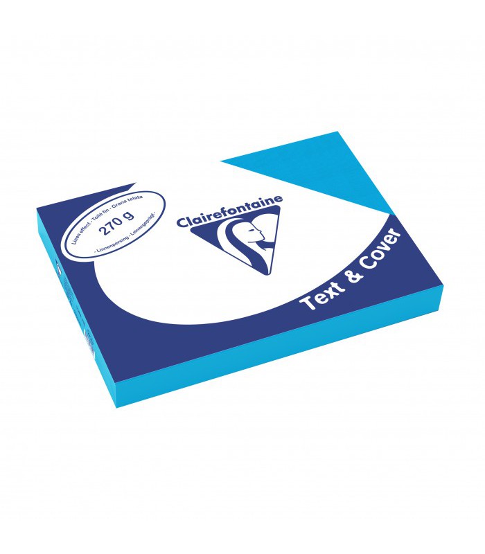 Couverture toilée A4 270g bleu lazulité R.2725C