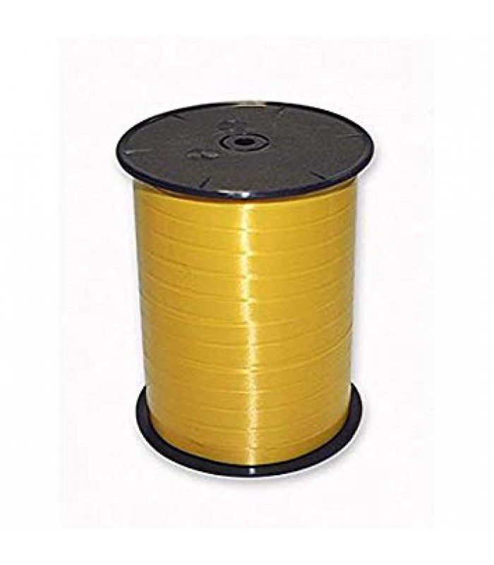 Bolduc 500m x 7m jaune citron bobine lisse R.601715C