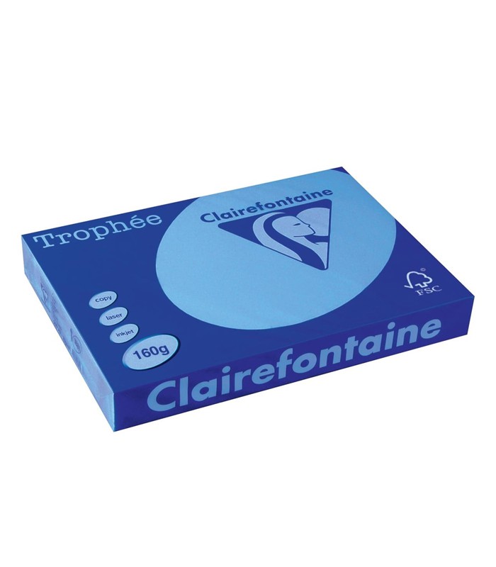 Papier copieur A3 160g bleu royal paquet de 250 feuilles R.1144PC