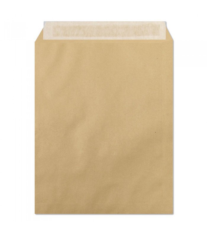 Pochette 260x330 kraft mille raies 90g  R.754C