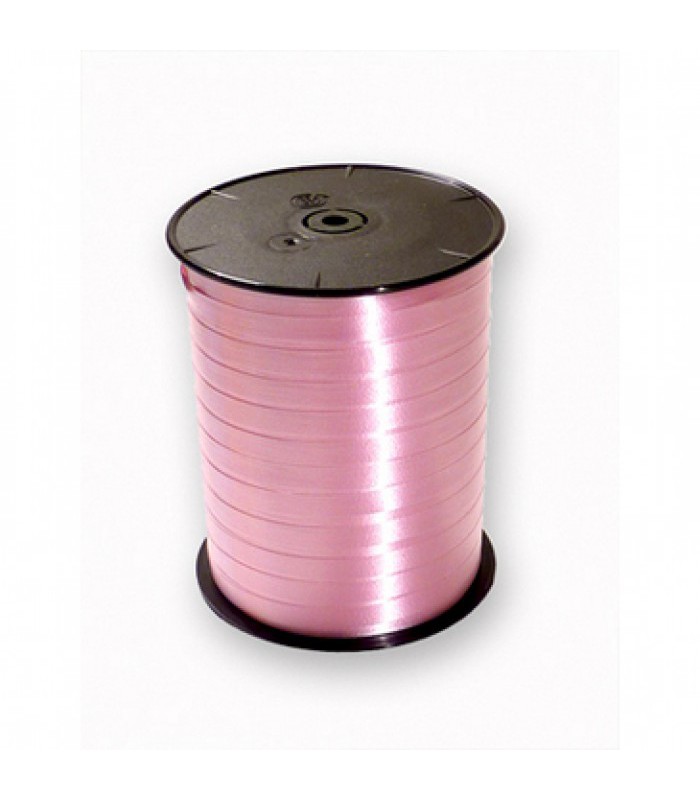 Bolduc 500m x 7mm rose bobine lisse R.601760C