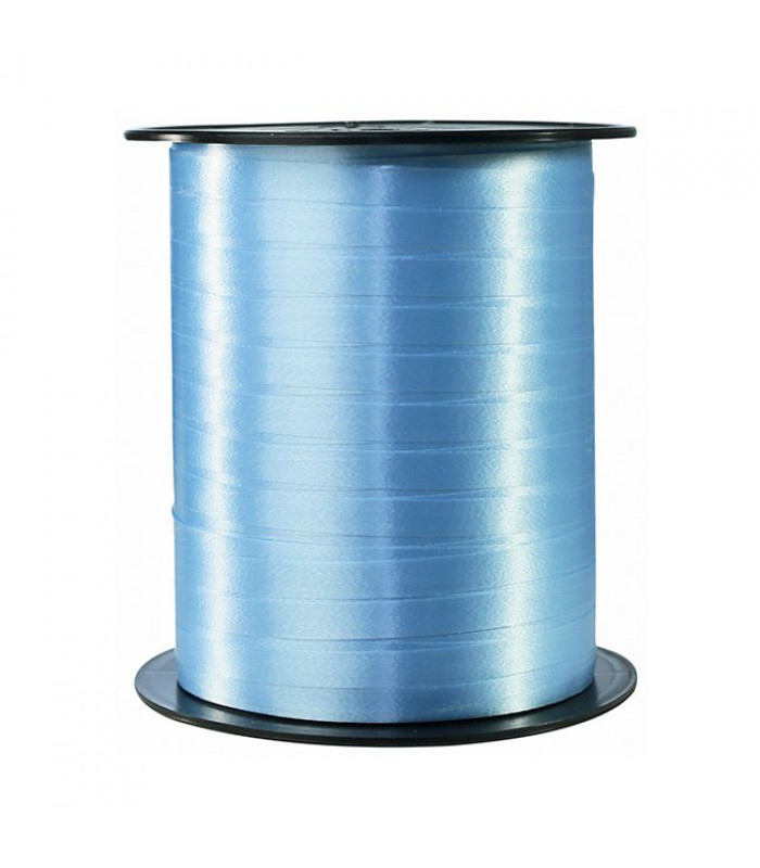 Bolduc 500m x 7mm bleu ciel bobine lisse R.601725C