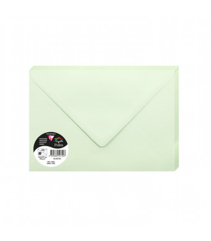Enveloppe 162x229 faire-part vert paquet de 20 120g R.5472C