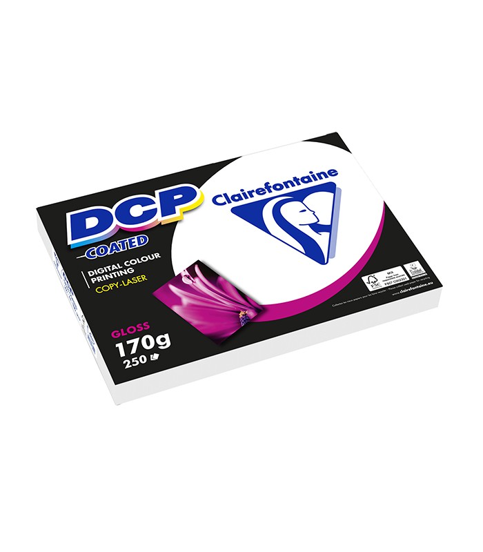 Papier copieur DCP A4 170g couché 2 faces brillantes 250 f. R.6851C