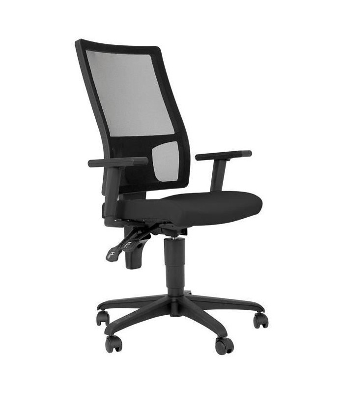 Fauteuil opérateur TAKTIK avec accoudoirs mesh noir XXX