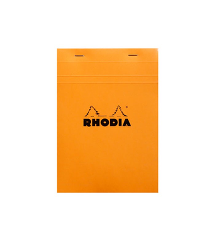 Bloc rhodia 14,8x21cm quadrillé 5x5 100 feuilles 70g R.16200C