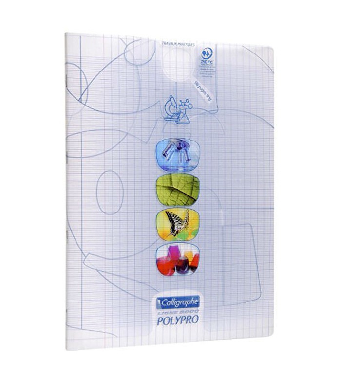 Cahier 24x32 travaux pratique 48p.S+48p.U PP 90g piqûre R.18189C