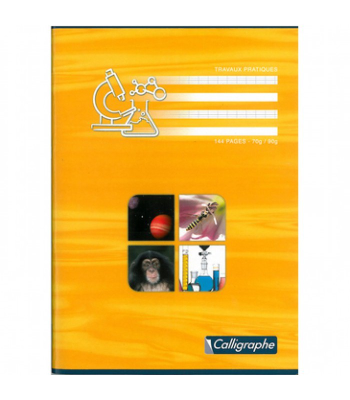 Cahier A4 travaux pratiques 72 pages.S+72 pages.U. piqûre 90g R.7599C