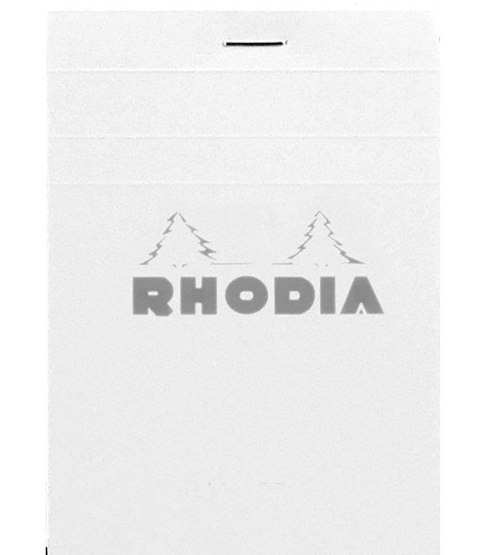 Bloc rhodia blanc 8.3x11.8cm N°12 Q. 5x5 80 feuilles 80g R.12201C