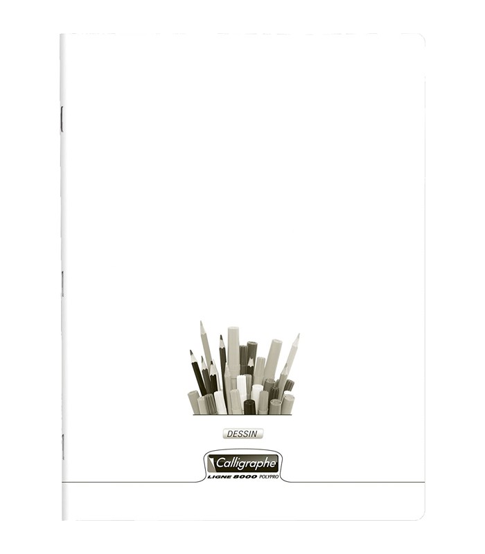 Cahier 24x32 dessin 96 pages piqûre 120g PP R.18155C