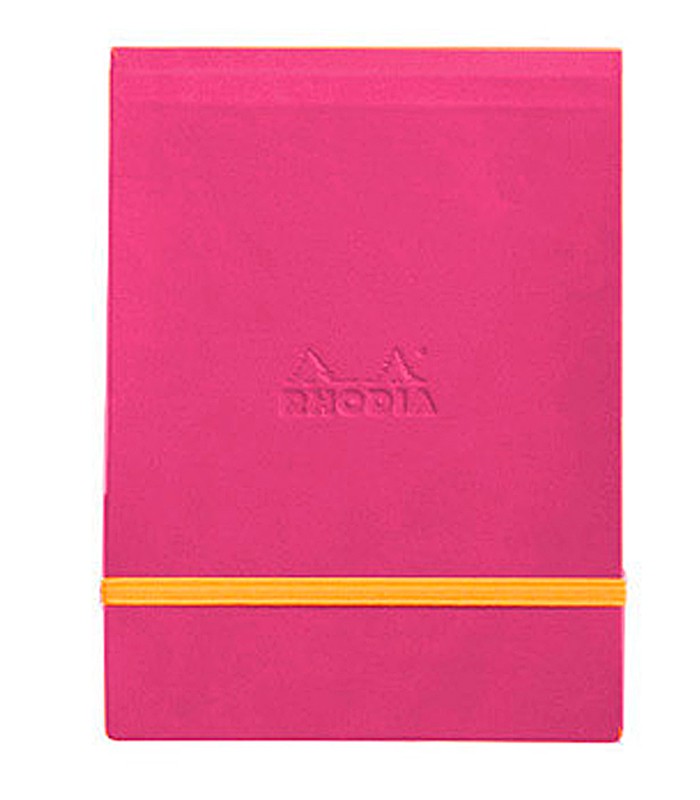 Bloc notes 9x14cm rhodiarama bois de rose 192 pages R.194351C  XXX