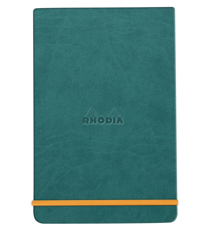 Bloc notes 9x14cm rhodiarama paon 192 pages R.194356C  XXX