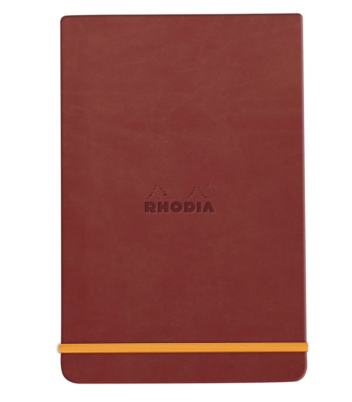 Bloc notes 14.8x21cm rhodiarama nacarat 192 pages R.194381C   XXX