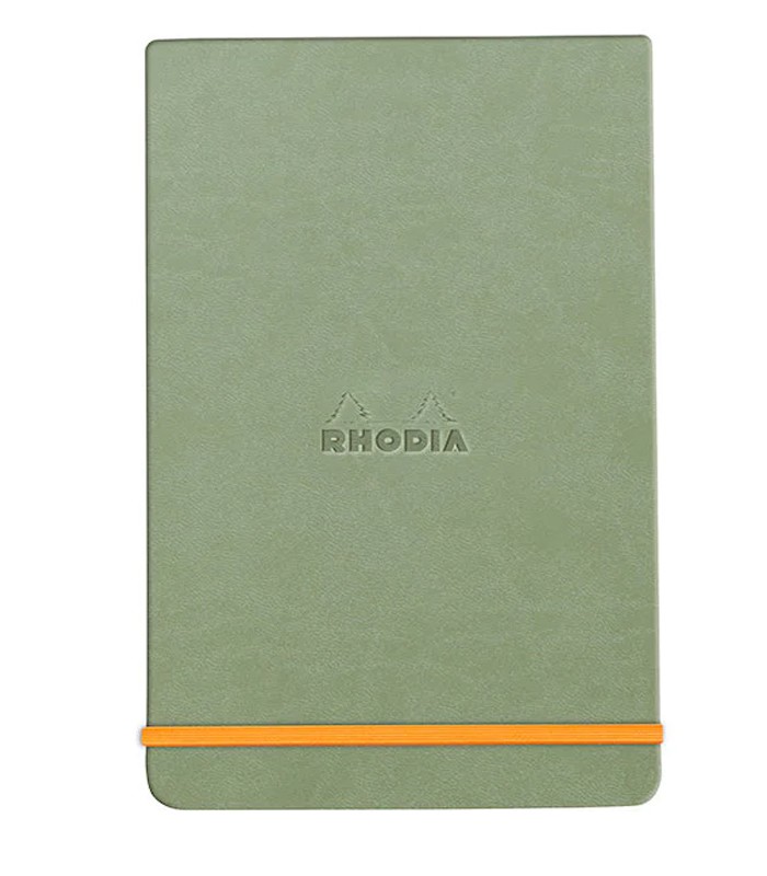 Bloc notes 14.8x21cm rhodiarama céladon 192 pages R.194386C   XXX