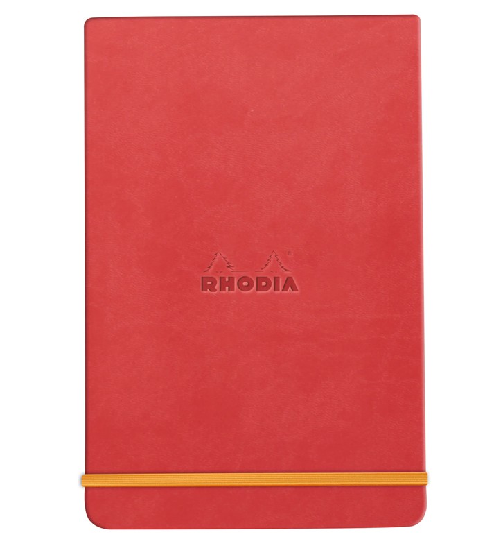 Bloc notes 14.8x21cm rhodiarama corail 192 pages R.194399C    XXX