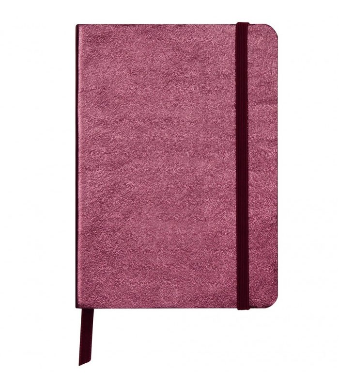 Carnet 10.5x14.8cm cuirisé brown rembordé 144 pages R.400098C  XXX