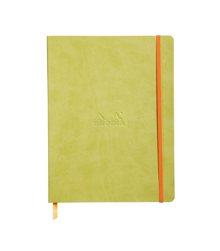 Carnet 9x14cm rhodiarama anis 192 pages R.118646C  XXX