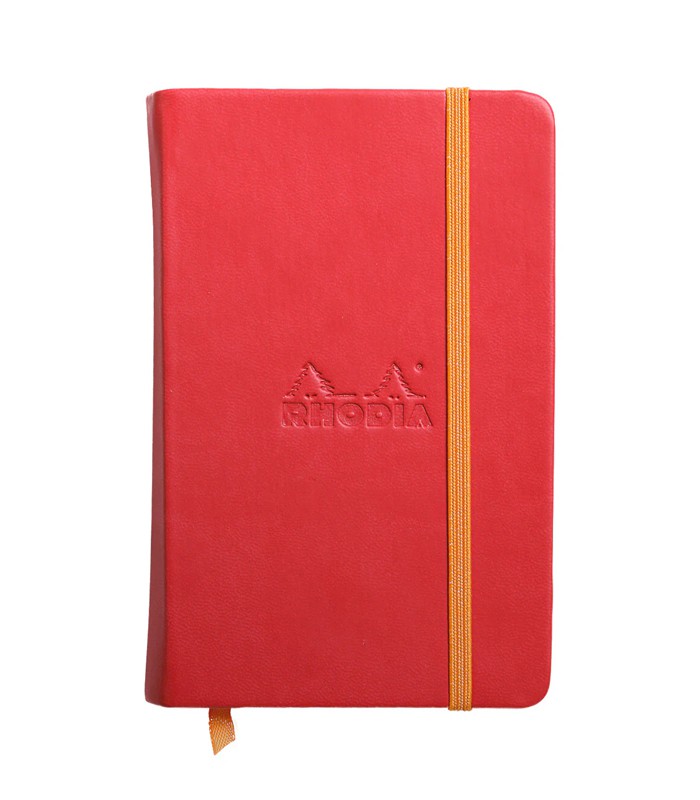 Carnet 9x14cm rhodiarama coquelicot 192 pages R.118653C  XXX