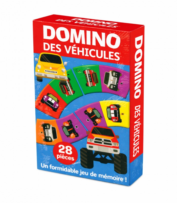 Jeu de domino des véhicules R.08704